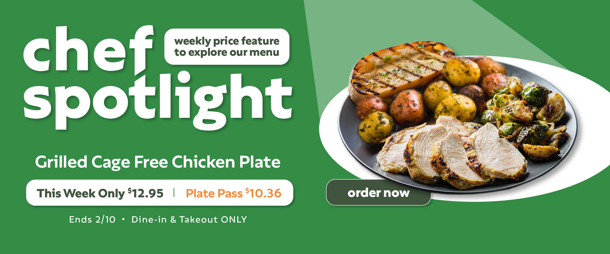 Chef Spotlight Grilled Cage Free Chicken