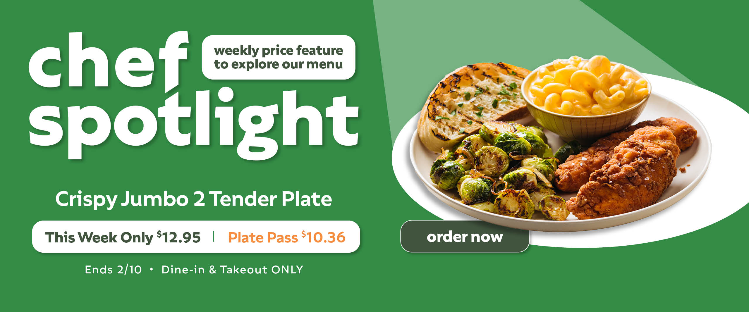 Crispy Jumbo 2 Tender Plate