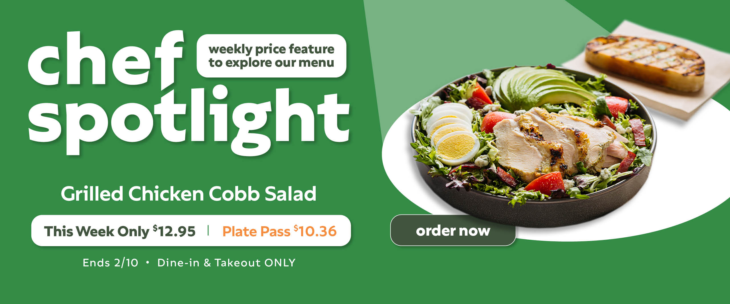 Grilled Chicken Cobb Salad