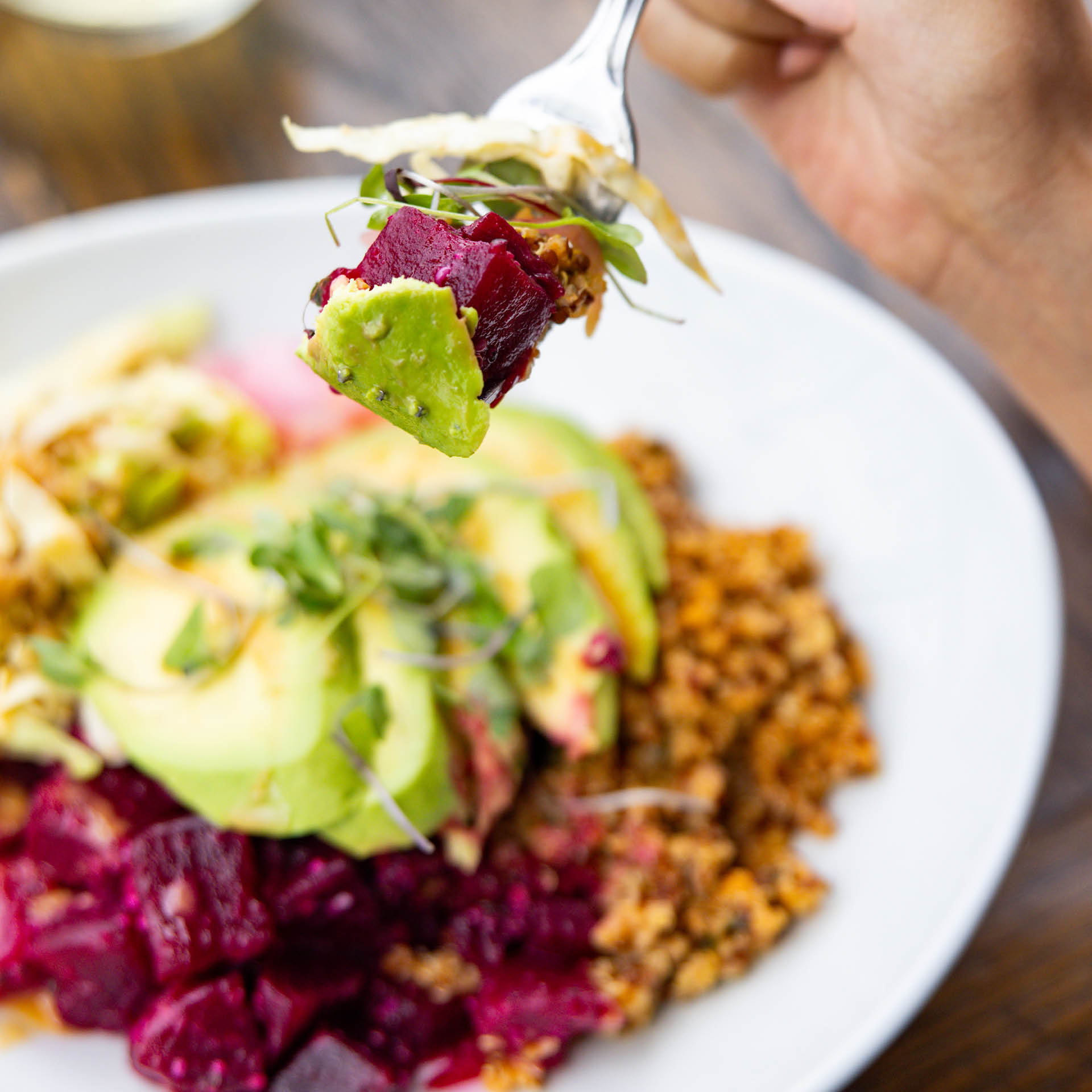 Organic vegetables and produce